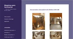 Desktop Screenshot of maquinas-para-carnicerias.com